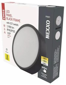Матово черно LED осветление за таван Nexxo - EMOS