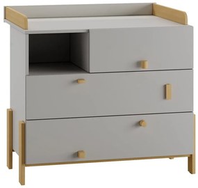 Светлосива маса за преобличане Cube - Pinio