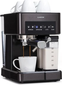 Klarstein Arabica Comfort, кафемашина с портафилтър, 1350W, 20 бара, 1,8 литра, тъч панел