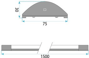 LED лампа JNH056-42N White 150 cm