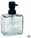 Дозатор за Сапун Pure Soap 250 ml Кристал Черен Пластмаса (12 броя)