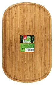 Бамбукова дъска овална 29x47x1,9см (B3066)