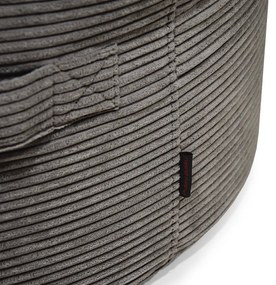 Детски пуф от рипсено кадифе в тухлен цвят Roll 80 – SLOWDOWN