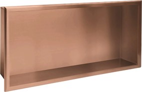 Вграден рафт за баня 30x60 brush copper