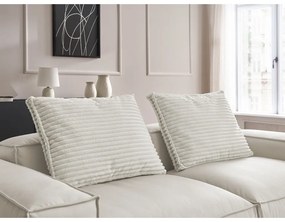 Бежов диван от изкуствена кожа 260 cm Boheme – Bobochic Paris