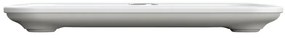 Смарт кантар AENO ABS0001S, До 180 кг, 11 профила, 15 показателя, ИТМ, LED, Закалено ITO стъкло, Бял