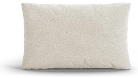 Бяла възглавница за диван от букле Poppy – Micadoni