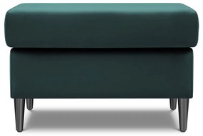 Кадифена табуретка в петролен цвят Kyoto – Cosmopolitan Design