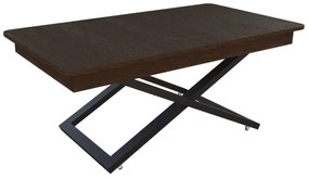 Разтегателна маса с повдигащ механизъм Барселона с плот МДФ фурнир