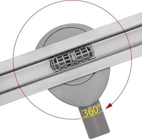 Линеен сифон Rea Neo Slim Pro Nickel Brush INOX 70