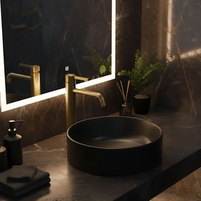 Смесител за мивка Rea Foster Brush Gold High