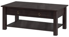 Тъмнокафява борова масичка за кафе Inda Inga - Støraa