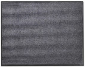 241277 vidaXL Изтривалка за врата, сива, 120 x 180 см, PVC