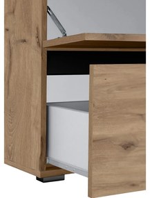 Шкаф за мивка от декор от дъб в естествен цвят 80x55 cm Wisla – Støraa