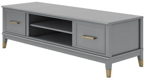 Сива маса за телевизор Westerleigh - CosmoLiving by Cosmopolitan