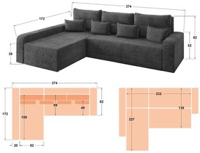 Разтегателен диван Дизмо