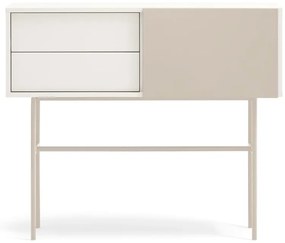 Светлосива и кремава конзолна маса 35x110 cm Nube - Teulat