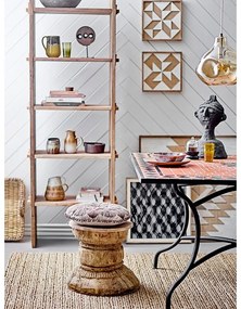 Кафяво висящо осветително тяло със стъклен абажур ø 30 cm Azizi – Bloomingville