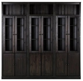 Кафява витрина от масивен бор 518x223 cm Anita – Støraa