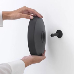 Огледало за стена Brabantia MindSet Mineral 1005690, 5 кратно увеличаване, Магнитна стойка, Устойчиво на корозия, Минерално покритие, Сив