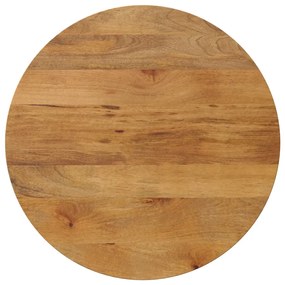 370077 vidaXL Плот за маса Ø 70x3,8 см кръгло масивно дърво манго