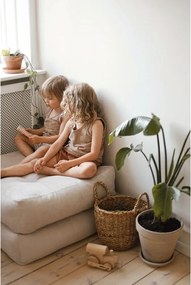 Диван пуф от велур с водорасли More - Karup Design