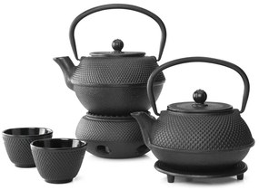 Черна чугунена подложка за чайник Jing, ⌀ 13,4 cm Jang - Bredemeijer