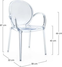 Пластмасов градински стол Camilla – Bizzotto