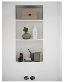 Зелена керамична чаша за четки за зъби Nova One - Zone