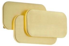 Модерна стенна лампа месинг с LED 3-степенно димиране - Dias