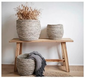 Кафява градинска пейка от масивно дърво Barcelona – House Nordic