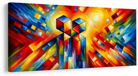 Картина на платно – Абстрактна прегръдка