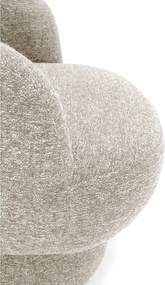 Бежово въртящо се кресло Dali – MOME