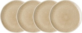 Бежови глинени чинии в комплект 4 бр. ø 27 cm Viola – House Nordic
