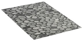 Сива пластмасова постелка за баня 50x80 cm Sassi - Wenko