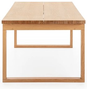 Трапезна маса с дъбов плот 100x220 cm Rina – Marckeric