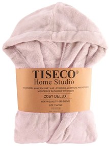 Розова детска хавлия размер 122-128 от микроплюш Delux – Tiseco Home Studio