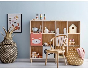 Детски шкаф за книги от масивна дървесина pavlovnie 107x89 cm Calle - Bloomingville Mini