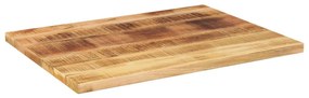 371332 vidaXL Плот за маса 90x60x2,5 см правоъгълен масивно дърво грубо манго