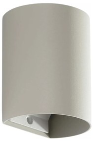 FARO 40524 - Аплик SOLE 1xGU10/8W/230V сив кръгъл