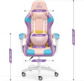 Геймърски стол Rainbow Colorful