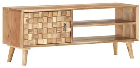 287442 vidaXL ТВ шкаф, 100x30x40 см, акациево дърво масив