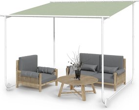 Blumfeldt Nantes, беседка, слънцезащитен навес, 3x3m, полиестер, стоманена рамка, UV50+, подови колела
