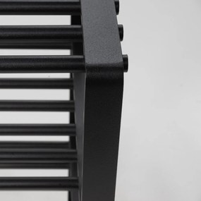 Черен метален шкаф за обувки Rex - Spinder Design