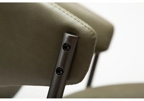 Трапезен стол от имитация на кожа в цвят каки Zone – DAN-FORM Denmark