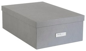 Комплект от 3 сиви кутии за съхранение Inge - Bigso Box of Sweden