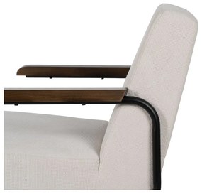 Бежово шенилово кресло Industra – Ixia