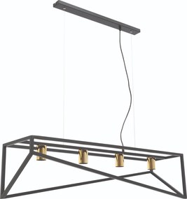 Релса на покрива Levi 4-лампи-Mauro-Xriso