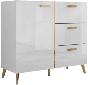 Бюфет Picru 1D3SZ-Бяло Gualistero