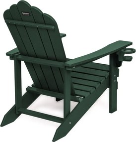 Зелено пластмасово градинско кресло Adirondack – Bonami Selection